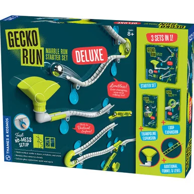 Thames & Kosmos 550206 Gecko Run: Marble Run Deluxe Starter Set
