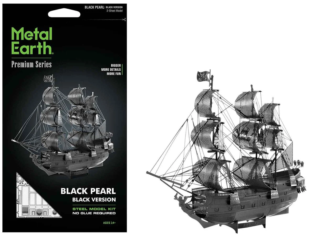 1-ICX016B_1200x900.webp Model Kit Black Pearl Ship Black Version (Moderate Difficulty) Steel Model by Metal Earth