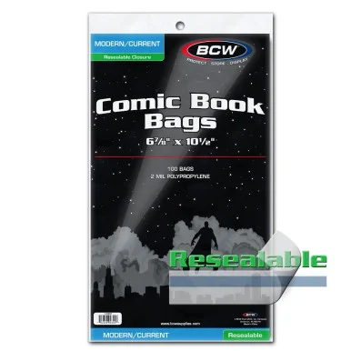 Resealable Current/Modern Comic Bags - BCW