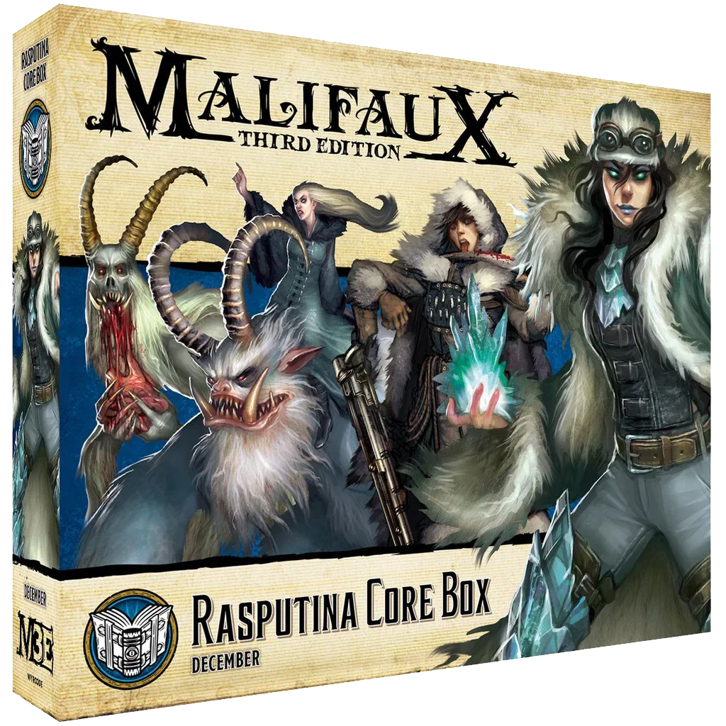 Malifaux (M3E) The Arcanists “Rasputina Core Box”, 32 mm Scale Model Plastic Figures - Wyrd Games