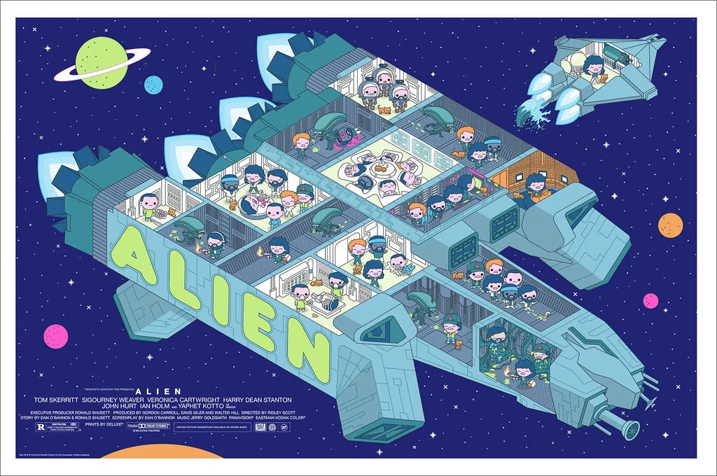 Alien Poster - 100% Soft