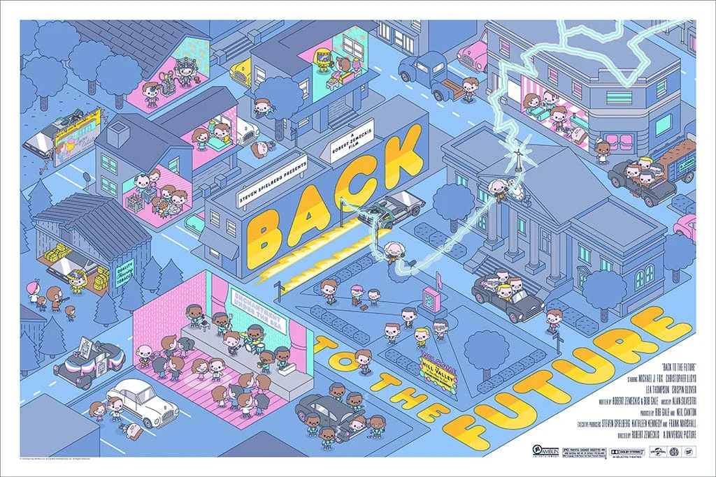 Back to the Future Poster - 100% Soft