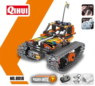 Qihui 8016 Tech Bricks R/C Stunt Car 392 Pieces