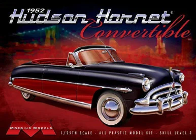 Moebius Models 1204 1952 Hudson Hornet 1/25 Scale Model kit