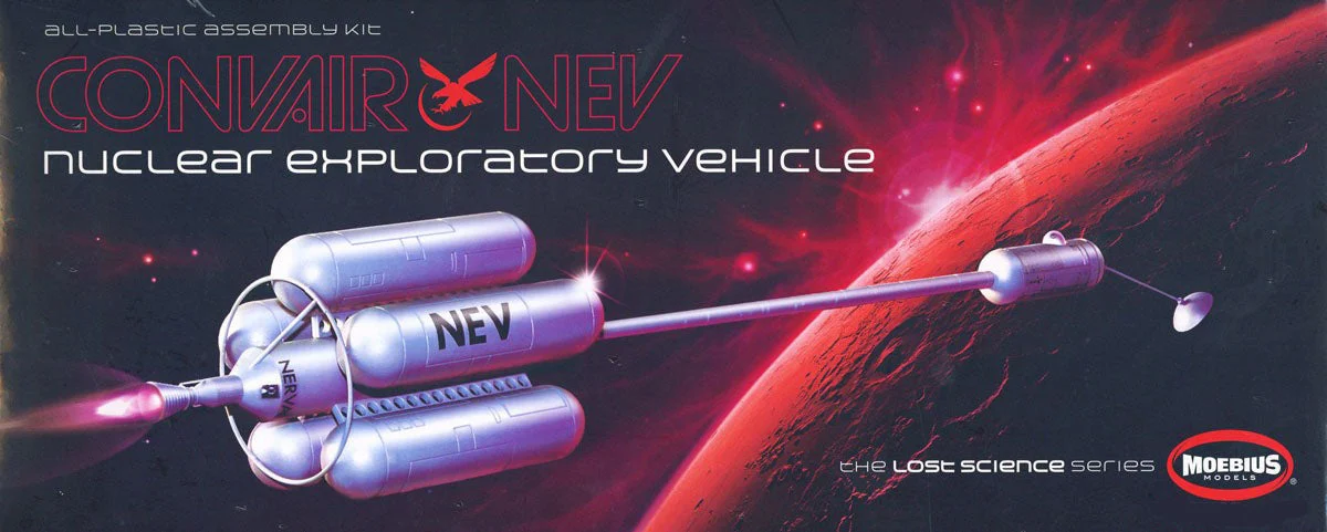 Convair Ehricke Nuclear Exploratory Vehicle 1/144 Scale Model Kit - Moebius Models