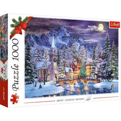 Trefl 10629 Red 1000 Piece Puzzle - Christmas Atmosphere