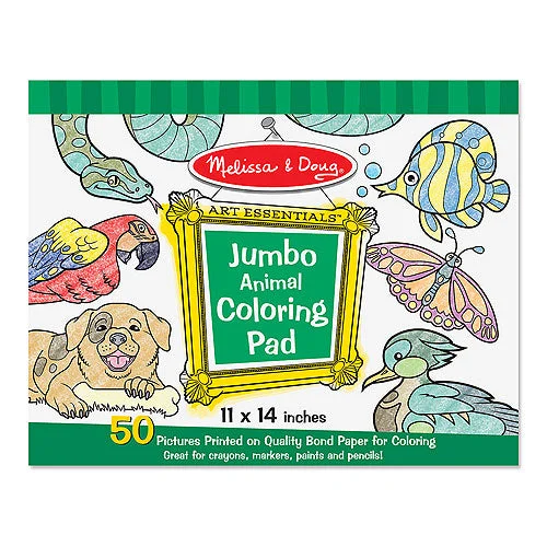 Jumbo Coloring Pad - Animal
