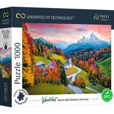 Trefl 10703 Prime 1000 Piece Puzzle - Wanderlust: At the Foot of the Alps, Bavaria, Germany