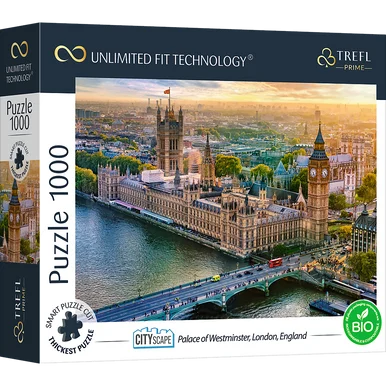 Trefl 10705 Palace of Westminster, London, England 1000 Piece Jigsaw Puzzle - Trefl USA