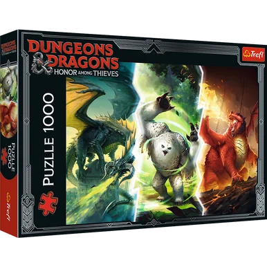 Trefl 10763 Dungeons & Dragons: Legendary Monsters of Faerun 1000 Piece Jigsaw Puzzle - Trefl USA