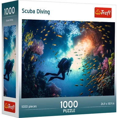 Trefl 10783 Scuba Diver 1000 Piece Puzzle - Maistro