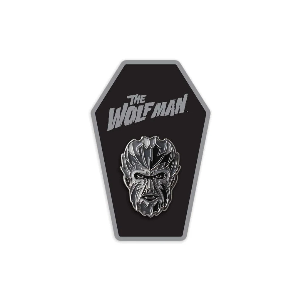 The Wolf Man Enamel Pin (Silver Screen Edition) - DKNG