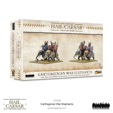 Hail Caesar Epic Battles (Punic Wars): Carthaginian War Elephants - Warlord Games - WLG