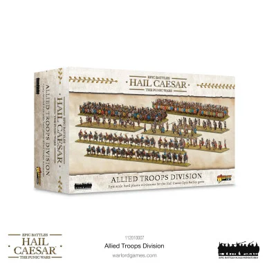 Hail Caesar Epic Battles (Punic Wars): Allied Troops Division - Warlord Games - WLG