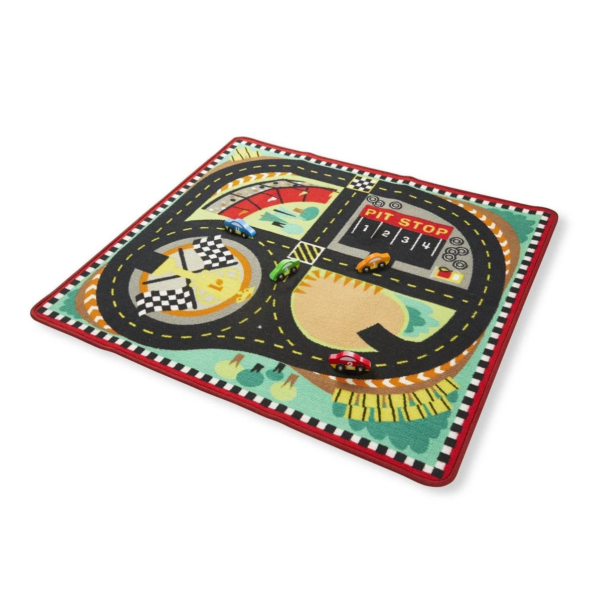 Speedway Race Track Rug - Melissa & Doug, LLC
