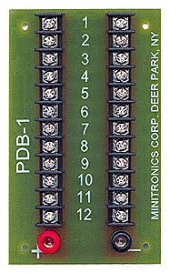 Miniatronics PDB-1 12-Position Pre-Wired Power Distribution Block