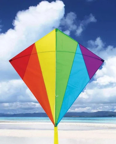 Skydog Kites 12220 Rainbow Diamond, 32" Kite