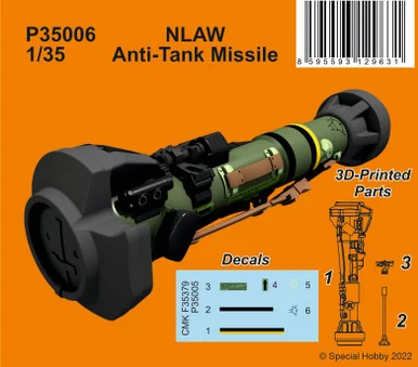 1/35 NLAW antitank Missile - Czech Master Kits