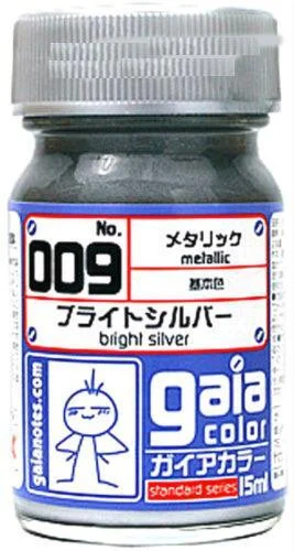 Gaia Base Color 009 Bright Silver - 15ml