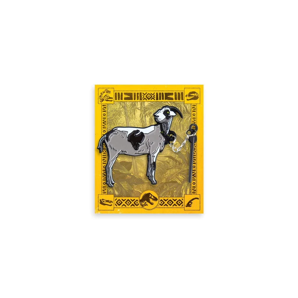 Jurassic Park – The Goat Enamel Pin - Matthew Woodson