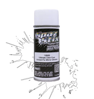 Spaz Stix 10909 Ultimate Clear Coat Aerosol Paint 3.5oz