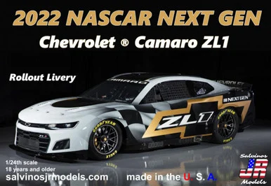 Salvinos JR Models NGCC2022RO 2022 NASCAR Next Gen Chevrolet Camaro ZL1, 1/24