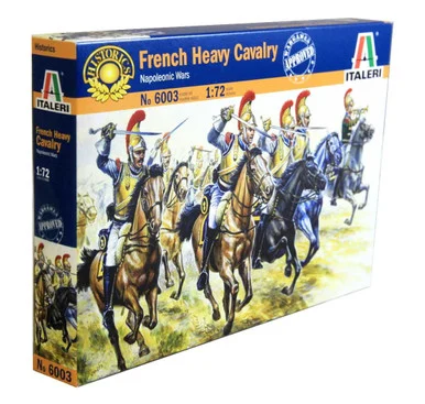 Italeri 6003 French Heavy Cavalry Napoleonic Wars 1/72 Scale Figures