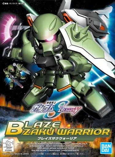 Bandai 5067220 SD BB298 ZGMF-1001 Blaze Zaku Warrior Seed Destiny Model Kit