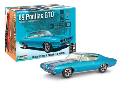 Revell 14530 1969 Pontiac GTO 1/24 Scale Model Kit