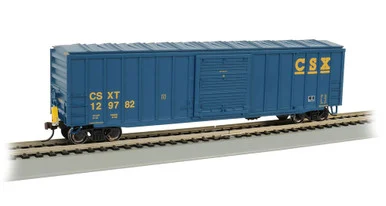 Bachmann 14904 HO 50' Outside Braced Box Car w/ Flashing End of Train Device - CSX