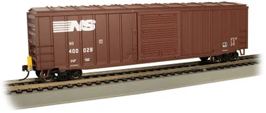 Bachmann 14906 HO 50' Outside Braced Box Car w/ Flashing End of Train Device - Norfolk Southern #40028
