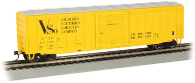 Bachmann 14909 HO 50' Outside Braced Box Car w/ Flashing End of Train Device - Valdosta Southern #6006
