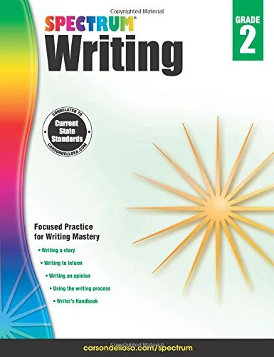 Spectrum Writing Workbook Grade 2 Paperback - Carson Dellosa