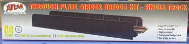 Atlas Model Railroad 880 HO Code 100 Plate Girder Bridge, Single Track