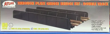 Atlas Model Railroad 881 HO Code 100 Plate Girder Bridge, Double Track