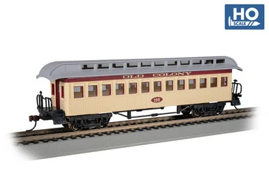 Bachmann 15106 HO Coach 1860-1880 Era - Old Colony Railroad #108