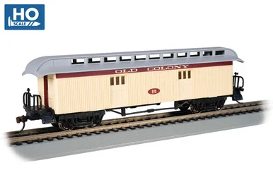 Bachmann 15306 HO Baggage 1860-1880 Era - Old Colony Railroad #90