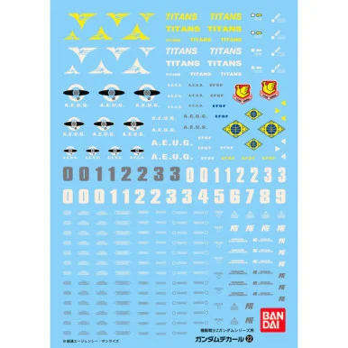 GD022 - MG Zeta Multiuse Gundam Decals