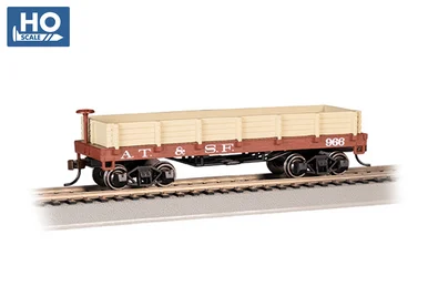 Bachmann 15401 HO Old Time Gondola - Santa Fe #966