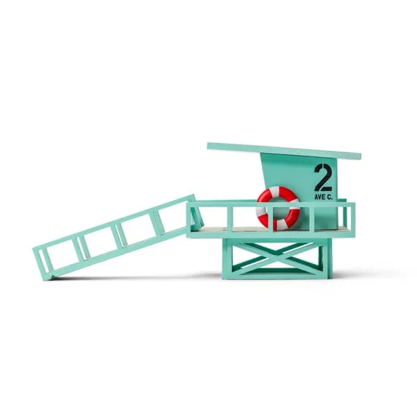 Mailbu Lifeguard Beach Tower - Candylab Toys