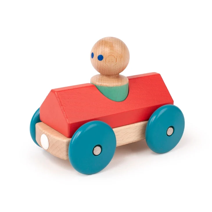 Magnetic Racer Baby and Toddler 3 Piece Set: Poppy - Tegu