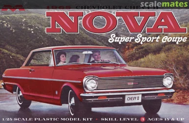 Moebius Models 2322 1965 Chevy Nova Super Sport 1/25 Scale Model Kit