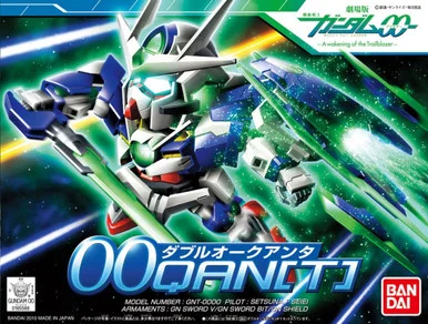 Bandai 5060685 #364 SDBB 00 QAN(T) Gundam Model Kit