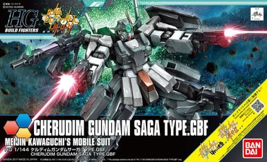 Bandai 5058253 #064 Cherudim Gundam Saga Type.GBF Meijin Kawaguchis Mobile Suit HG 1/144 Scale Model Kit