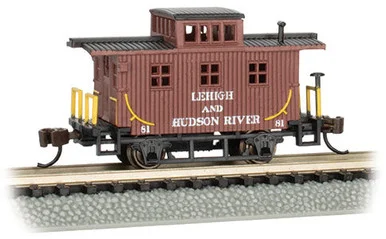 Bachmann 15756 N Old-Time Caboose - Lehigh & Hudson River #81