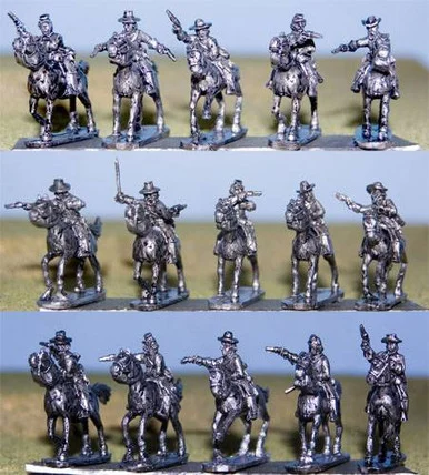 OG15ACW056 - Confederate Cavalry with Pistols