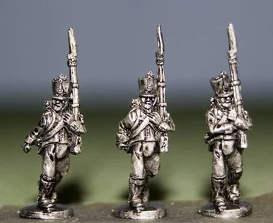 OG15NAT104 - Austrian Napoleonic German Line in Shako March Attack