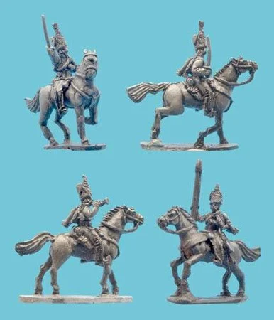 OG15NC206 - British Napoleonic Hussar Command in Tall Busby