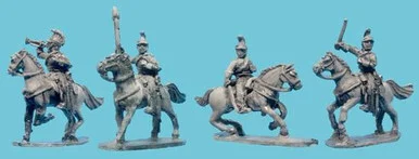 OG15NC224- British Napoleonic Life / Horse Guard Command in caterpillar Helmet