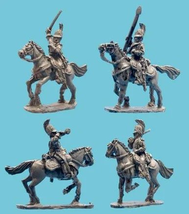 OG15NC314 - Russian Napoleonic Dragoon Command in Horsehair Crested Helmet